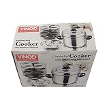 VINOD Stainless Steel Cooker with 6 Layer IDLI Stand