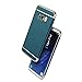 CROSYMX Galaxy S8 Case, 3 in 1 Hybrid Hard Plastic Case Ultra Thin and Slim Anti-Scratch Matte Finish Back Cover for Samsung Galaxy S8 (5.8'')(2017) - Dark Green