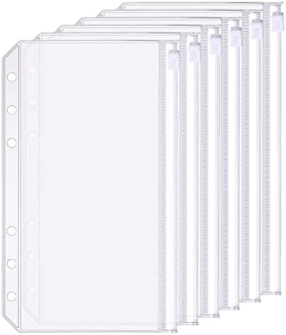 4 Pack A4 4 Holes Binder Divider Plastic Binder Divider Waterproof 4 Holes Divider for Personal Organiser (Divider, A4)