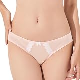 [SIL-VENDER] シルク 100% ショーツ 絹 レース リボン ブラ ブラジャー セット 別売 肌荒れ ニキビ 黒ずみ 美尻 お尻 蒸れない 大きいサイズ 小さいサイズ S XL セクシー かわいい パンツ 敏感肌 通気性 下着 パンティー 黒 (XL, ピンク)