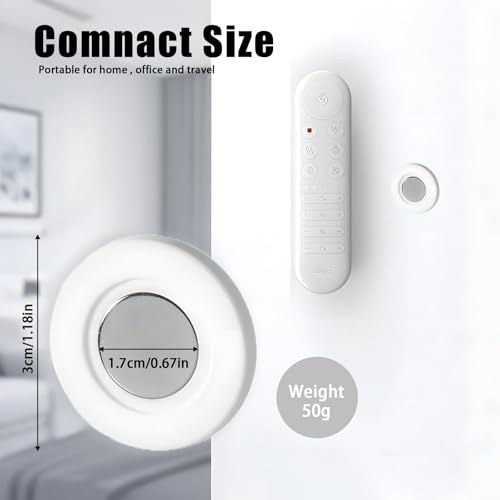 6 Stück Fernbedienung Halterung,Magnetischer Fernbedienung Halterung,Universal Stark Klebender Wandhalterung,Starke Starker Magnethalterung,Passend für TV-/Klimaanlagen-/Lüfterfernbedienung (Weiß)