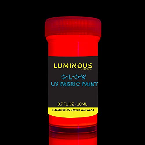 Individuall 4897108920370 Fabric Paint For Clothes - Set Of 8 Neon, 20Ml, Black Light Glow In The Dark Paint Colors thumb #4
