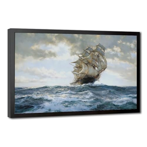 Poster marine The Proud Ship Montague Dawson décoration murale en toile