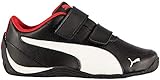 Kinder-Sneaker. PUMA Kinder Jungen Drift Cat 5 Kinder-Turnschuhe, Halbschuhe, gepolstert, Schwarz - Schwarz - Größe: 31 EU