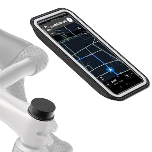 Shapeheart - Support de téléphone magnétique pour vélo | pour potence de vélo | anti-vibration | support de téléphone étanche pour vélo | orientation à 360°