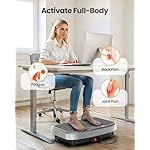 Vibration Plate Exercise Machine, Vibration Platform for Lymphatic Drainage, 200 Adjustable Speeds Power Shaping Vibrating Plate Helps Weight Loss, Shaping, Max Weight 450 Lbs - Image 4