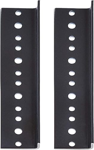 Reliable Hardware Company Trilho de rack RH-4-SRR-A, preto