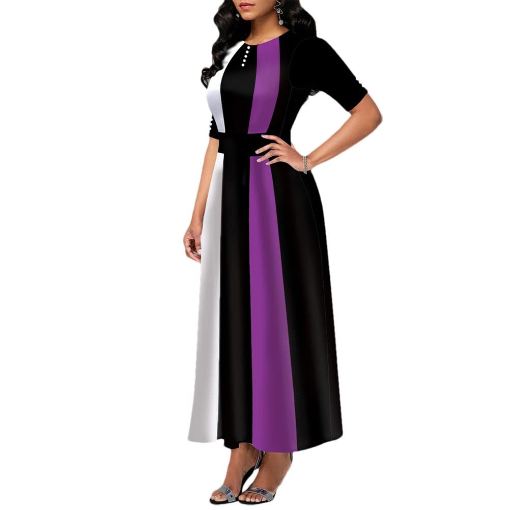 white christmas dresses Gothic Tulle Long Prom Dress Purple and Black Formal Womens Dresses – jkprom