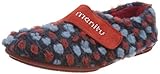 Manitu Home Damen 340276 Hausschuh, Blau, 35 EU