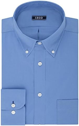 IZOD Men's Dress Shirt, Cornflower Blue 