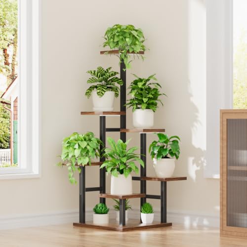 Yzosvki Plant Stand Indoor Corner Tiered Plant Shelf for Indoor Plants by Yzosvki - Used condition - Image 2