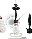 Hersteller: AMY Deluxe, Modell: Cityscape Klick II, Modellnr. Amy-690, Farbe: Weiß RS Schwarz