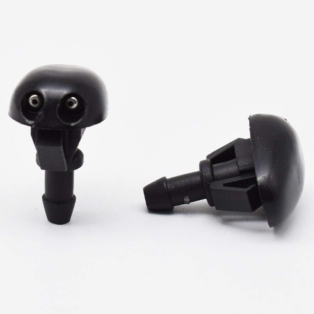2 PCS Front Windshield Washer Nozzles for Navara D22 D40 Silvia 200sx S14 S15 Sentra B15 Sunny B13 B14 pathfinder R50, Windscreen Wiper Washer Nozzle Washer Spray Jet Kit