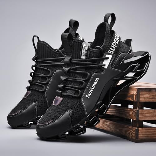 Men's Big - Size Blade - Style Running Shoes. Mesh Upper for Breathability, Shock - Absorbing Design, Lightweight and Trendy, Ideal for Spring and Summer Sports.4