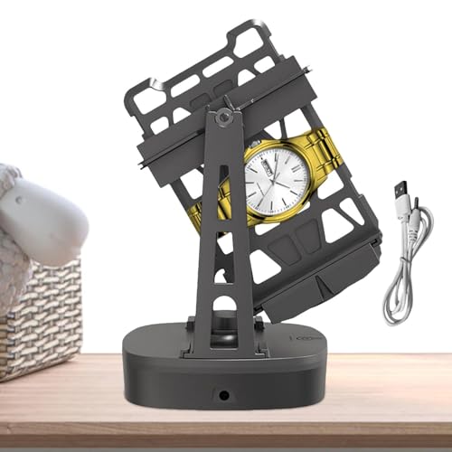 Dispositivo de carga de reloj, Dispositivo mecánico de carga de reloj de 27.5 pulgadas, Cargador automático eléctrico PP, Reloj automático oscilante para exhibición de relojes, Dispositivo de carga