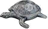 LAIKEARTS Modern Sea Turtle Decor Sculpture, Coastal Beach Decorations, Resin Statue, Decorations Applicable Home, Living Room, Bedroom, Office Desk Indoor (Bronze Colored)