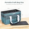 Nicpro Craft Organizer Art Bag, Tote Bag For Art Supply Storage, Portable Supply Organizers Caddy with Multiple Pockets, Craft Bag for Drawing, Scrapbooking, Journal, Sewing, School, Office Supplies #4
