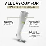 PRO Compression Running Marathon Socks - Calf-Length Travel and Sports Compression Socks for Foot and Ankle Support, Unisex - Image 4