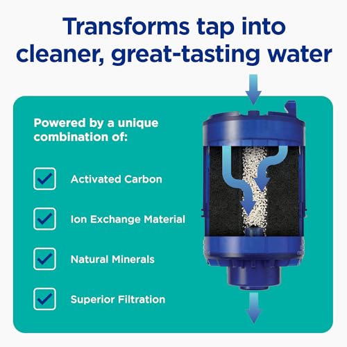PUR PLUS Faucet Mount Water Filtration System, Stainless Steel – Vertical Faucet Mount for Crisp, Refreshing Water, FM4000B by PUR - Image 6