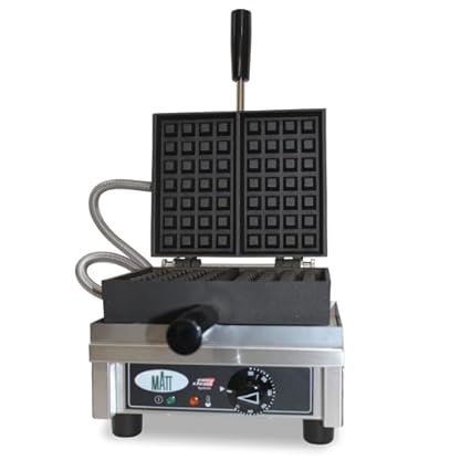 WECAHC Elektrische Waffeleisen 4 x 7 Kork