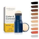 TRUHAIR Color & Conceal Waterproof Root Touch Up - Hair Cover Up for Gray Coverage and Hairline Filling - 11 Colors Available (Blonde)