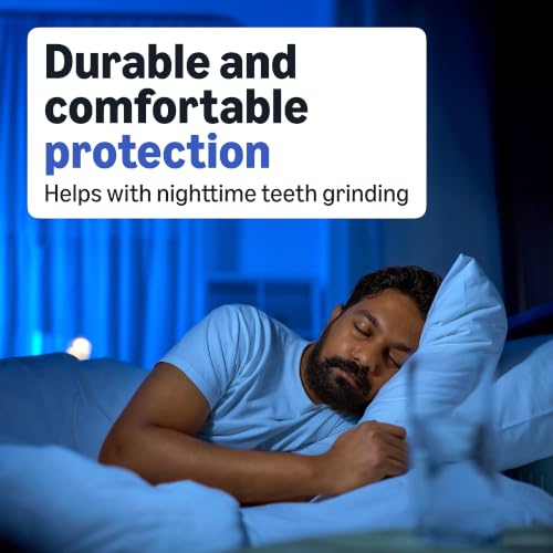 Amazon Basics Rest Assured Grind No More Classic Dental Guard, Teeth Grinding Protection, Bruxism Night Guard, Moldable Custom-Fit, Storage Case and Fitting Tray, 2 Pack view 3