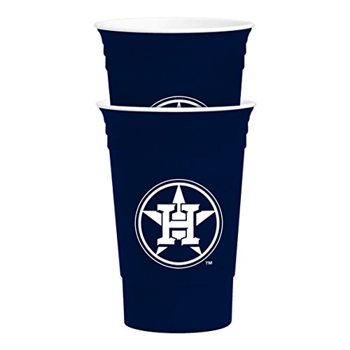 MLB Houston Astros Party Cup Tailgate Set, 16-ounce