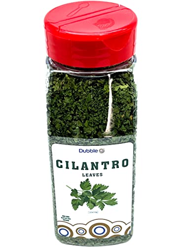 Cilantro Leaves/Flakes - 1.5 oz. - Non GMO, Kosher, Halal, and Gluten Free - Dubble O Brand