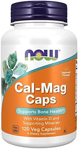 NOW Supplements, Cal-Mag with Zinc, Copper, Manganese and Vitamin D, 120 Capsules