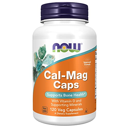 Now Supplements, Cal-Mag With Zinc, Copper, Manganese And Vitamin D, 120 Capsules #TOP8