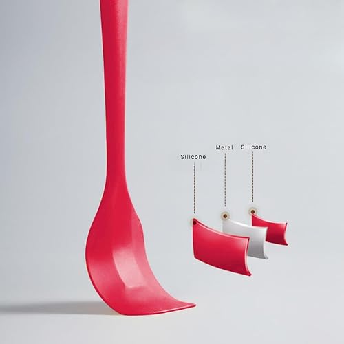 Miniatura 2 de beicemania Espátulas de silicona Espátulas de goma antiadherentes negro