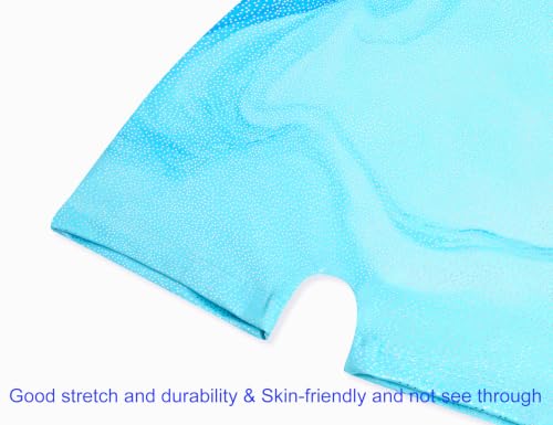 Image of Domusgo Gymnastics Leotards for Girls Sparkly One Piece Biketard Size 1-10Y