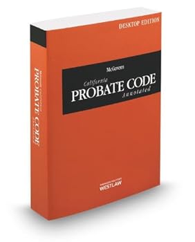 Paperback McGovern California Probate Code Annotated, 2014 ed. (California Desktop Codes) Book