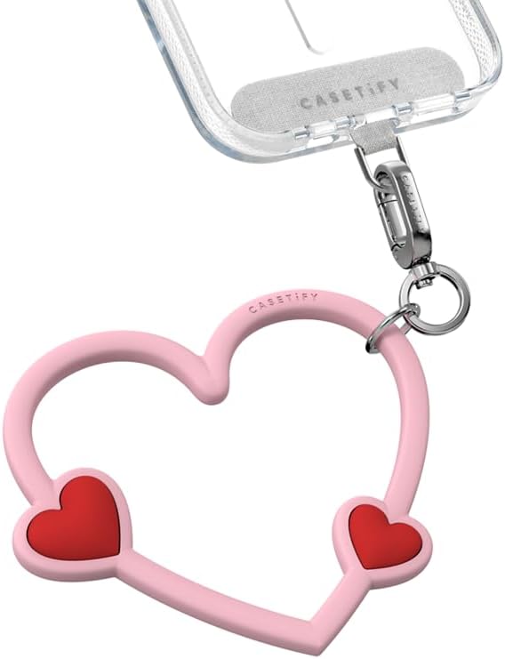 CASETiFY Jelly Wristlet [Hands-Free/Soft-Touch/Easy Clip] - Pink Passion/Red Romance/Black Lust/Periwinkle Promise/Orange Optimism/Cherry/Apple/Sakura