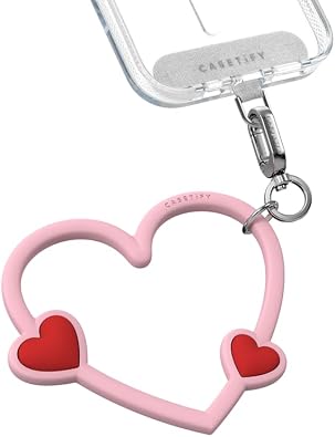 CASETiFY Jelly Wristlet [Hands-Free/Soft-Touch/Easy Clip] - Pink Passion/Red Romance/Black Lust/Periwinkle Promise/Orange Optimism/Cherry/Apple