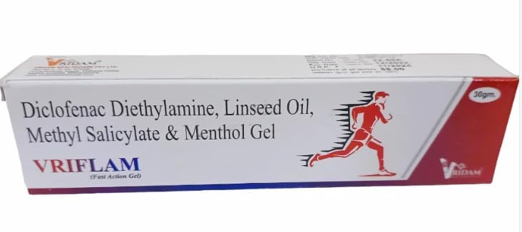 Diclofenac Vriflam Gel, 30 Grams