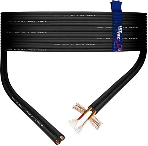 1STec 10m Professional Grade Extra Long Audio Lead with 2 x 6.3mm Jack to 2 x RCA Male Phono Plugs for Stereo or Mono Signal Extension Active Subwoofer Speaker to Mixing Desk Transfer 10 Metre