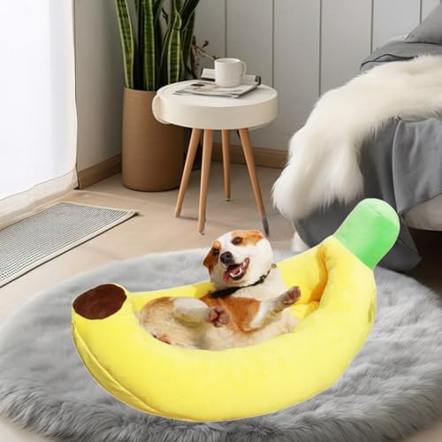 Panier banane chat grand format lavable et confortable