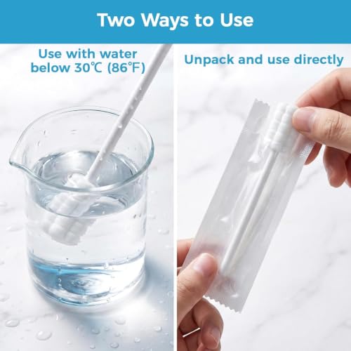 Image of 10Pcs Baby Tongue Cleaner - Baby Oral Cleaner Newborn Tongue Cleaner for Infants Bulk Disposable Thrush Brush for Babies Individually Wrapped Cotton Gauze Mouth Cleaner for Mouth Gum Cleansing