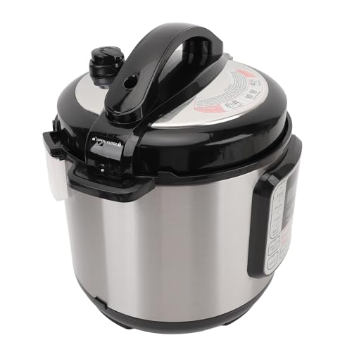 Panela de Pressão Elétrica, Panela Múltipla de 6L para Arroz de Cozimento Lento, Máquina de Iogurte,