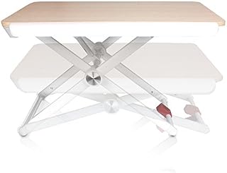 Aluratek Adjustable Ergonomic Standing Desk, Supports MacBook Pro, MacBook Air, Chromebook, Ultrabook, Netbooks