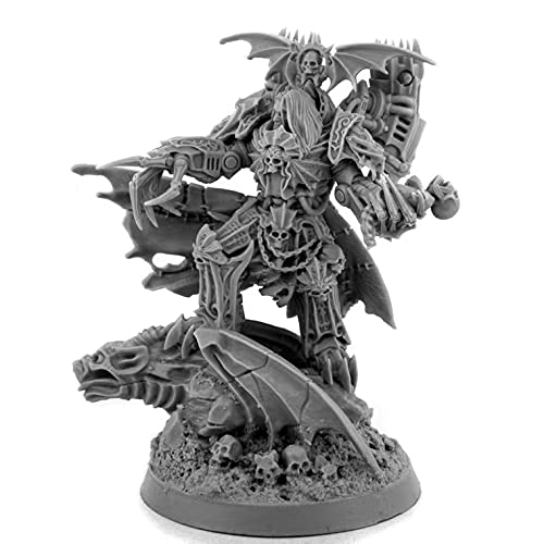Kit Modelo Resina 40mm Chaos Lord of The Night miniatura 2