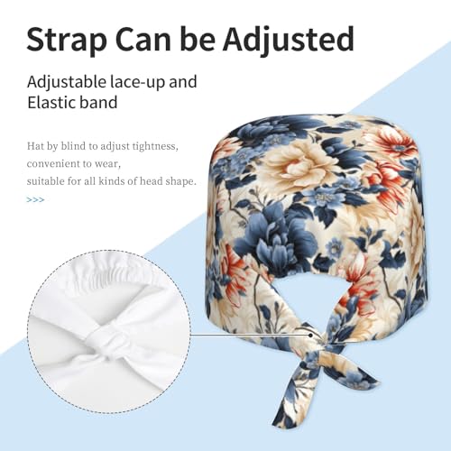 Image of Unisex Adjustable Surgical Sweatband - Elastic Bandage Cap - Scrub Caps for Nurse Working Cap