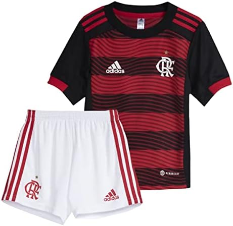 Mini Kit Uniforme Infantil 1 CR Flamengo 22/23 | adidas Brasil HA...