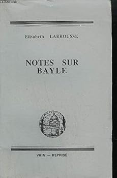 Paperback Notes Sur Bayle [French] Book