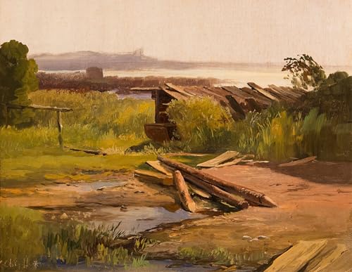 Tableau de paysage Morgenstern affiche d'art mural en toile pour la décoration du salon
