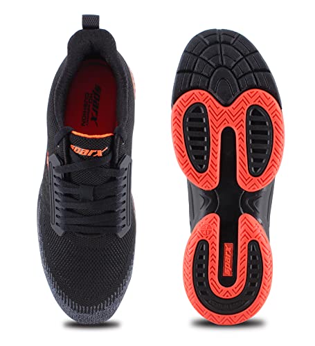 Image of Sparx Mens SM 716 | Enhanced Durability & Soft Cushion | Black Running Shoe - 10 UK (SM 716)