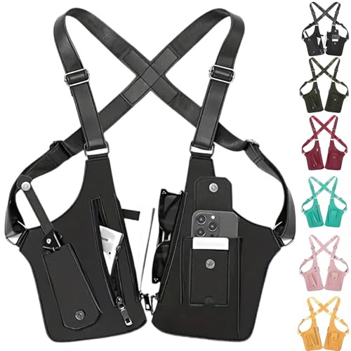 Sac antivol homme Sentinel en cuir PU réglable pour le camping