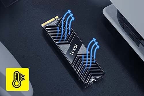 Professional NM800 PRO con dissipatore di calore SSD 512GB, M.2 2280 PCIe Gen4x4 NVMe1.4 SSD interno, Fino a 7450 MB/s in Lettura, 3500 MB/s in Scrittura, per PS5, Giocatore (LNM800P512G-RN8NG) - Hdd - Immagine 4