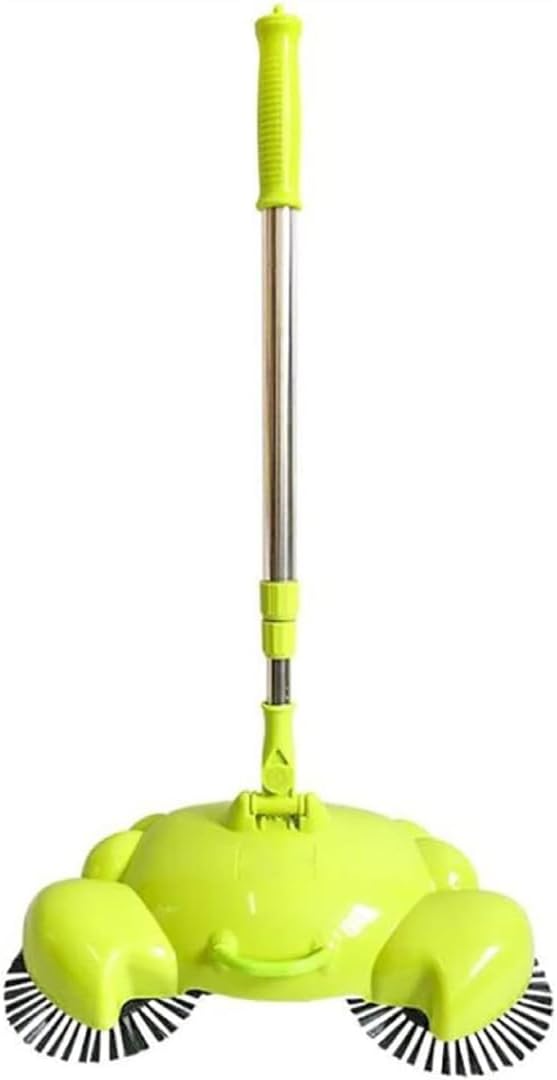 BKR® Manual Sweeper with Roller Brush and Mop Head - 360° Cleaning, No Battery Required, HM0031 5